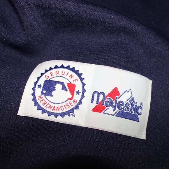 3/188❤️mint vintage Majestic Minnesota Twins navy baseball jersey MLB USA made - Picture 5 of 11